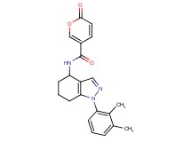 N-[1-(2,3-dimethylphenyl)-4,5,6,7-tetrahydro-1H-indazol-4-yl]-2-oxo-2H-pyran-5-carboxamide