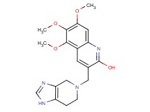 5,6,7-trimethoxy-3-(1,4,6,7-tetrahydro-5H-imidazo[4,5-c]pyridin-5-ylmethyl)-2-quinolinol
