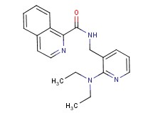 N-{[2-(diethylamino)-3-pyridinyl]methyl}-1-isoquinolinecarboxamide
