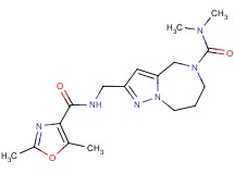 2-({[(2,5-dimethyl-1,3-oxazol-4-yl)carbonyl]amino}methyl)-N,N-dimethyl-7,8-dihydro-4H-pyrazolo[1,5-a][1,4]diazepine-5(6H)-carboxamide