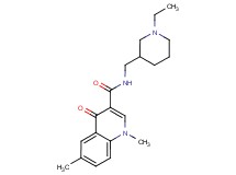 N-[(1-ethylpiperidin-3-yl)methyl]-1,6-dimethyl-4-oxo-1,4-dihydroquinoline-3-carboxamide