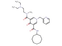 N'-cyclooctyl-N-[2-(diethylamino)ethyl]-N-methyl-4-oxo-1-(2-pyridinylmethyl)-1,4-dihydro-3,5-pyridinedicarboxamide