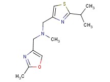 1-(2-isopropyl-1,3-thiazol-4-yl)-N-methyl-N-[(2-methyl-1,3-oxazol-4-yl)methyl]methanamine
