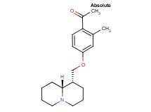 1-{2-methyl-4-[(1R,9aR)-octahydro-2H-quinolizin-1-ylmethoxy]phenyl}ethanone