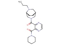 (1R*,5R*)-3-{[3-(piperidin-1-ylcarbonyl)pyrazin-2-yl]carbonyl}-6-propyl-3,6-diazabicyclo[3.2.2]nonane