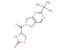 4-[(2-tert-butyl-5,7-dihydro-6H-pyrrolo[3,4-d]pyrimidin-6-yl)carbonyl]-1,3-oxazolidin-2-one
