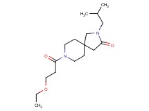 8-(3-ethoxypropanoyl)-2-isobutyl-2,8-diazaspiro[4.5]decan-3-one