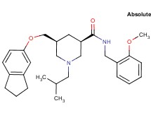 (3R,5S)-5-[(2,3-dihydro-1H-inden-5-yloxy)methyl]-1-isobutyl-N-(2-methoxybenzyl)-3-piperidinecarboxamide