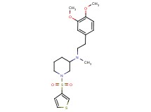 N-[2-(3,4-dimethoxyphenyl)ethyl]-N-methyl-1-(3-thienylsulfonyl)-3-piperidinamine