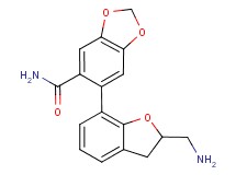 6-[2-(aminomethyl)-2,3-dihydro-1-benzofuran-7-yl]-1,3-benzodioxole-5-carboxamide