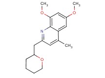 6,8-dimethoxy-4-methyl-2-(tetrahydro-2H-pyran-2-ylmethyl)quinoline