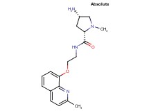 (2S,4S)-4-amino-1-methyl-N-{2-[(2-methylquinolin-8-yl)oxy]ethyl}pyrrolidine-2-carboxamide