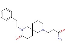 3-[9-oxo-8-(2-phenylethyl)-2,8-diazaspiro[5.5]undec-2-yl]propanamide