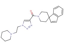 1'-({1-[2-(1-piperidinyl)ethyl]-1H-1,2,3-triazol-4-yl}carbonyl)spiro[indene-1,4'-piperidine]