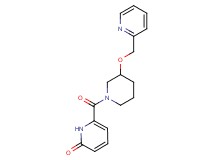 6-{[3-(pyridin-2-ylmethoxy)piperidin-1-yl]carbonyl}pyridin-2(1H)-one