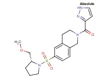 6-{[(2R)-2-(methoxymethyl)pyrrolidin-1-yl]sulfonyl}-2-(1H-pyrazol-3-ylcarbonyl)-1,2,3,4-tetrahydroisoquinoline