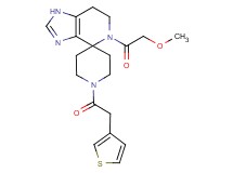 5-(methoxyacetyl)-1'-(3-thienylacetyl)-1,5,6,7-tetrahydrospiro[imidazo[4,5-c]pyridine-4,4'-piperidine]