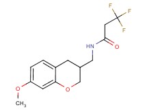 3,3,3-trifluoro-N-[(7-methoxy-3,4-dihydro-2H-chromen-3-yl)methyl]propanamide