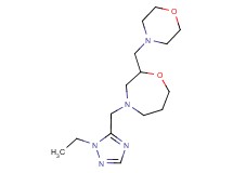 4-[(1-ethyl-1H-1,2,4-triazol-5-yl)methyl]-2-(morpholin-4-ylmethyl)-1,4-oxazepane