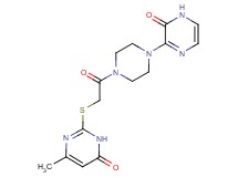 6-methyl-2-({2-oxo-2-[4-(3-oxo-3,4-dihydropyrazin-2-yl)piperazin-1-yl]ethyl}thio)pyrimidin-4(3H)-one
