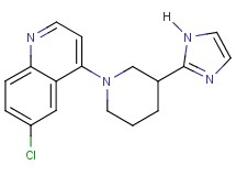 6-chloro-4-[3-(1H-imidazol-2-yl)-1-piperidinyl]quinoline