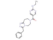 5-[(3-benzyl-5,6,8,9-tetrahydro-7H-[1,2,4]triazolo[4,3-d][1,4]diazepin-7-yl)carbonyl]-N-ethyl-2-pyrimidinamine