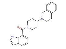 2-[1-(1H-indol-7-ylcarbonyl)-4-piperidinyl]-1,2,3,4-tetrahydroisoquinoline