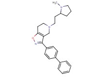 3-biphenyl-4-yl-5-[2-(1-methylpyrrolidin-2-yl)ethyl]-4,5,6,7-tetrahydroisoxazolo[4,5-c]pyridine