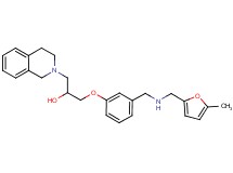 1-(3,4-dihydro-2(1H)-isoquinolinyl)-3-[3-({[(5-methyl-2-furyl)methyl]amino}methyl)phenoxy]-2-propanol
