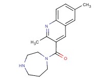 3-(1,4-diazepan-1-ylcarbonyl)-2,6-dimethylquinoline dihydrochloride