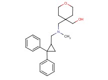 (4-{[[(2,2-diphenylcyclopropyl)methyl](methyl)amino]methyl}tetrahydro-2H-pyran-4-yl)methanol