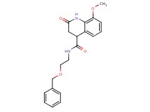 N-[2-(benzyloxy)ethyl]-8-methoxy-2-oxo-1,2,3,4-tetrahydroquinoline-4-carboxamide