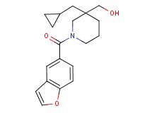 [1-(1-benzofuran-5-ylcarbonyl)-3-(cyclopropylmethyl)piperidin-3-yl]methanol
