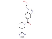 2-(5-{[3-(1H-imidazol-2-yl)piperidin-1-yl]carbonyl}-1H-benzimidazol-1-yl)ethanol
