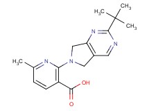 2-(2-tert-butyl-5,7-dihydro-6H-pyrrolo[3,4-d]pyrimidin-6-yl)-6-methylnicotinic acid