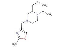 2-ethyl-1-isopropyl-4-[(2-methyl-1,3-oxazol-4-yl)methyl]piperazine