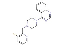 4-{4-[(3-fluoro-2-pyridinyl)methyl]-1-piperazinyl}quinazoline