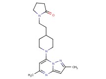 1-{2-[1-(2,5-dimethylpyrazolo[1,5-a]pyrimidin-7-yl)piperidin-4-yl]ethyl}pyrrolidin-2-one