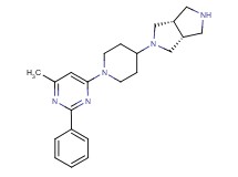 rel-(3aR,6aS)-2-[1-(6-methyl-2-phenyl-4-pyrimidinyl)-4-piperidinyl]octahydropyrrolo[3,4-c]pyrrole dihydrochloride