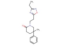 1-[2-(3-ethyl-1,2,4-oxadiazol-5-yl)ethyl]-5-methyl-5-phenylpiperidin-2-one