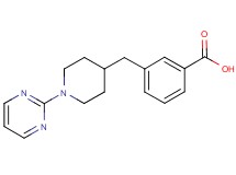 3-{[1-(2-pyrimidinyl)-4-piperidinyl]methyl}benzoic acid