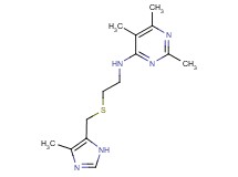 2,5,6-trimethyl-N-(2-{[(4-methyl-1H-imidazol-5-yl)methyl]thio}ethyl)pyrimidin-4-amine
