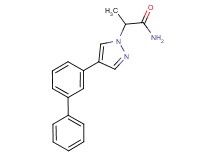 2-(4-biphenyl-3-yl-1H-pyrazol-1-yl)propanamide