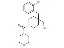 [4-(2-chlorobenzyl)-1-(tetrahydro-2H-pyran-4-ylcarbonyl)-4-piperidinyl]methanol