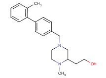 2-{1-methyl-4-[(2'-methyl-4-biphenylyl)methyl]-2-piperazinyl}ethanol