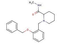 1-[2-(benzyloxy)benzyl]-N-methylpiperidine-2-carboxamide