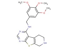 N-(3,4,5-trimethoxybenzyl)-5,6,7,8-tetrahydropyrido[4',3':4,5]thieno[2,3-d]pyrimidin-4-amine dihydrochloride