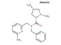 (4S)-4-amino-N-benzyl-1-methyl-N-[(6-methylpyridin-2-yl)methyl]-L-prolinamide