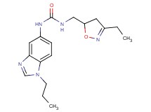 N-[(3-ethyl-4,5-dihydroisoxazol-5-yl)methyl]-N'-(1-propyl-1H-benzimidazol-5-yl)urea