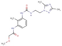 N-{3-[({[2-(3,5-dimethyl-1H-1,2,4-triazol-1-yl)ethyl]amino}carbonyl)amino]-2-methylphenyl}-2-methoxyacetamide